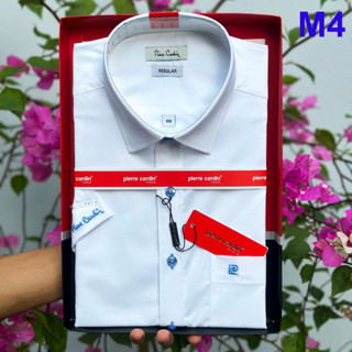 Áo Sơ Mi Nam, Sơ Mi  Trắng Nano Ngắn Tay, Sơ Mi Nam Pierre Cardin Chính Hãng Hàng Xuất Dư Xịn Mẫu Hàn Quốc