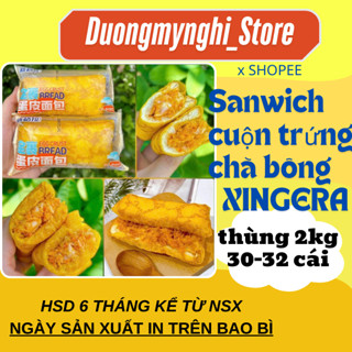 Bánh sandwich CUỘN DA TRỨNG (2kg 30-32 cái)  sốt kem chà bông mặn ngọt hot trend DMN HOUSE