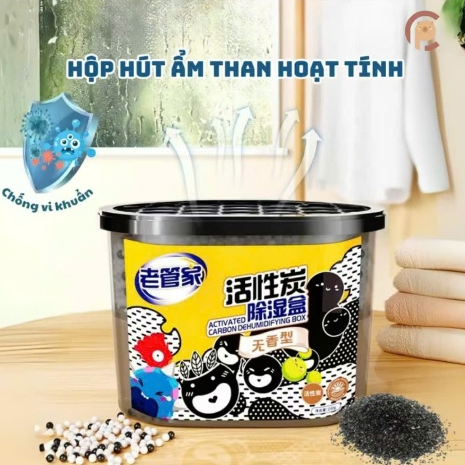 Hộp Hút Ẩm Khử Mùi Than Hoạt Tính Capyhouse