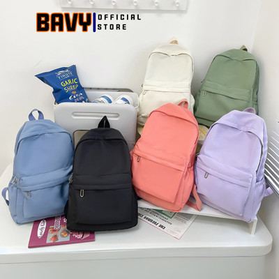 Balo nữ đi học thời trang Hàn Quốc cute dễ thương nhiều ngăn giá rẻ cho học sinh cấp 2 cấp 3 BAVY FASHION TĐC33CD