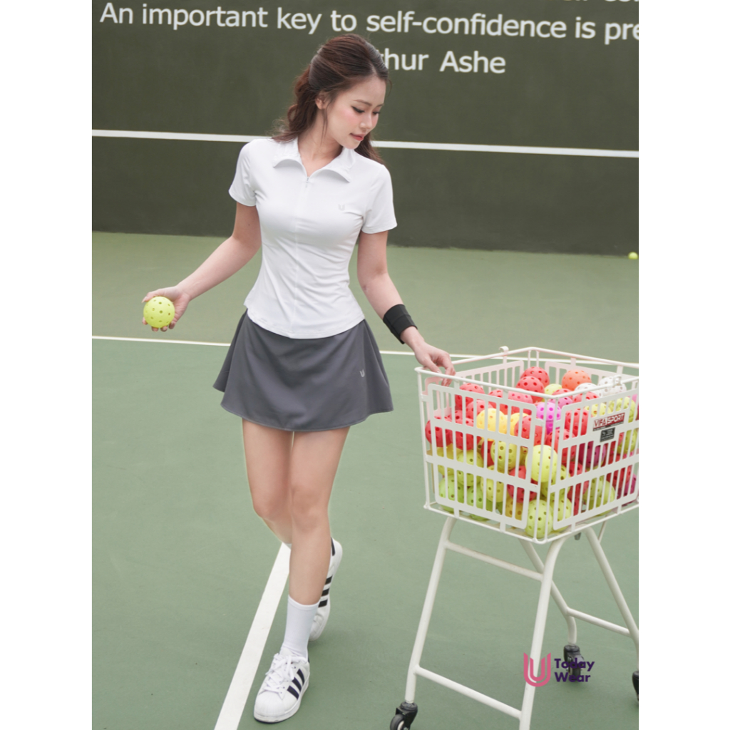 [MUA 1 TẶNG 1] Chân váy ngắn thể thao Lina Skirt Today U Wear có sẵn bảo hộ dáng chữ A cho nữ chơi cầu lông tennis | BigBuy360 - bigbuy360.vn