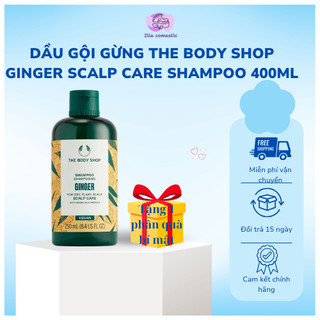 Dầu gội gừng The Body Shop Ginger Scalp Care Shampoo 400ml Giảm gàu kích thích mọc tóc chính hãng