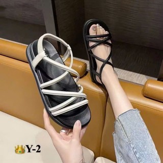 TH.STORE xăng đan đế bằng xăng đan bệt quai chéo