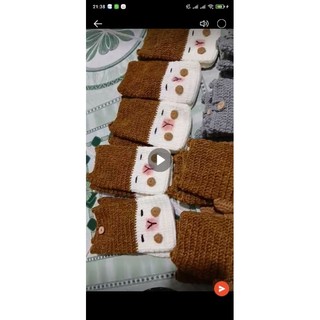 Túi điện thoại bằng len