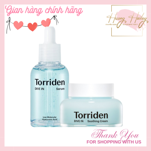 Kem dưỡng + Serum dưỡng ẩm TORRIDEN