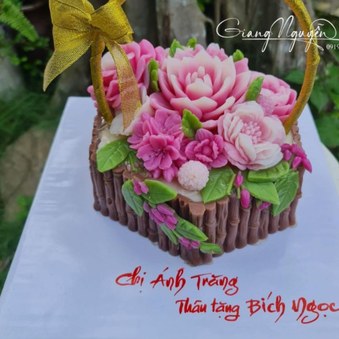 [Khuôn silicone 4D] khuôn làm cây tre ốp bánh rau câu bánh sinh nhật