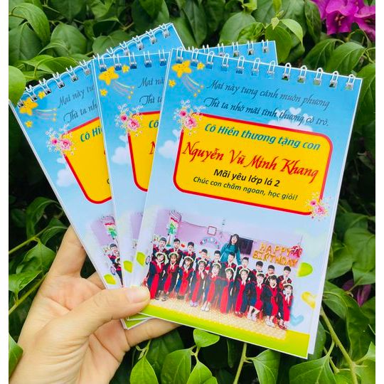 Sổ in ảnh theo yêu cầu ( chat shop)