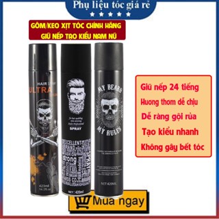 Gôm xịt tóc HAIR SPAY 420ML giữ nếp tạo kiểu nam nữ chính hãng