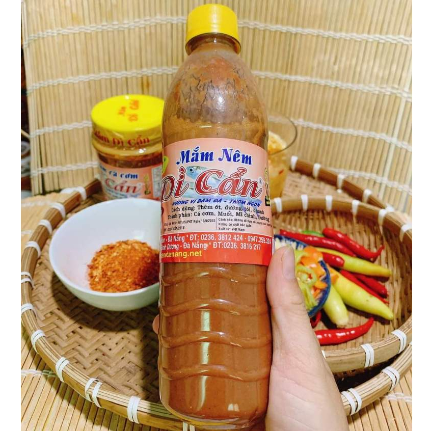 MẮM NÊM DÌ CẨN ( chai 500ml )
