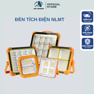Đèn Tích Điện Năng Lượng Mặt Trời ATH LIGHTING Siêu Sáng Loại Pha Led 3 Chế Độ Ánh Sáng Dùng Ngoài Trời Trong Nhà
