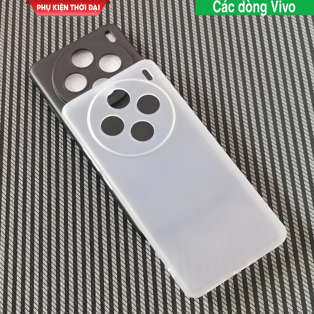 Ốp lưng Vivo X100s / X100 Pro / X100s Pro / X100 Ultra dẻo TPU siêu mỏng bảo vệ camera