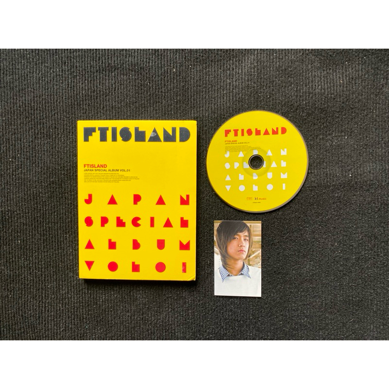 ftisland japan special single album đã khui seal, gồm cd photocard photobook như hình