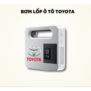 Bơm lốp xe ô tô,Xe Hơi,Bơm Toyota Tự Ngắt Cao Cấp - Hàng sản xuất chính hãng
