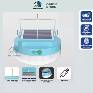 Bóng Đèn Năng Lượng Mặt Trời ATH LIGHTING Loại Led Tích Điện Tiết Kiệm Năng Lượng Có Thể Sạc Bằng Dây USB 