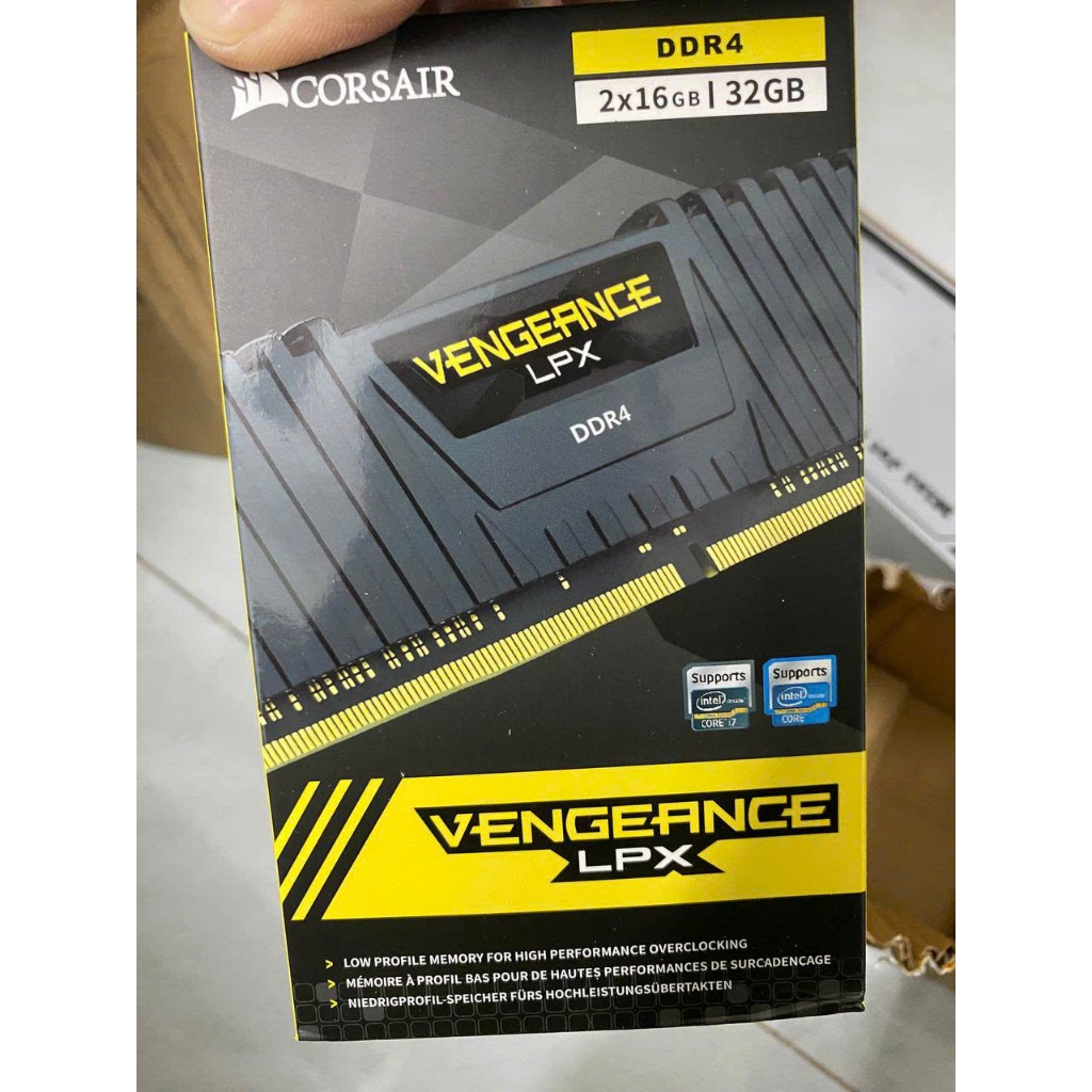 Ram 2x 16GB 32GB DDR4 Bus 3200 3600 Corsair Vengeance LPX Mới