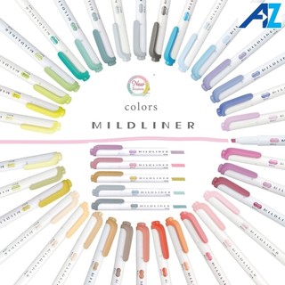  Bút đánh dấu 2 đầu zebra Mildliner Nhật Bản   lẻ   
