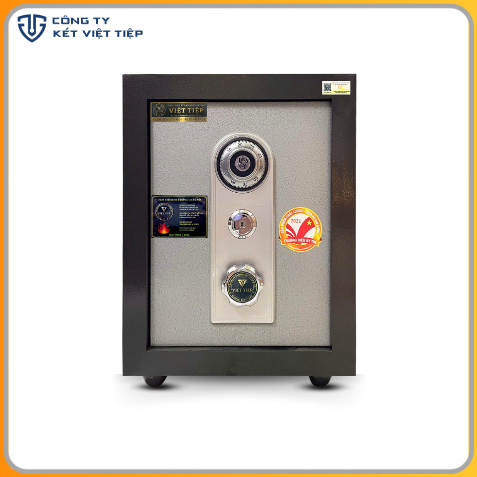 Két Việt Tiệp KR50 CƠ 40KG +_  Két Sắt Khóa Cơ Truyền Thống Của Công Ty TNHH SX Két Việt Tiệp (Sản P