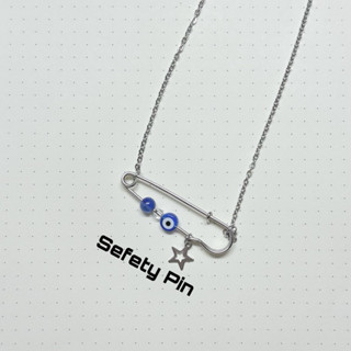 Dây chuyền vòng cổ Safety Pin Evileye