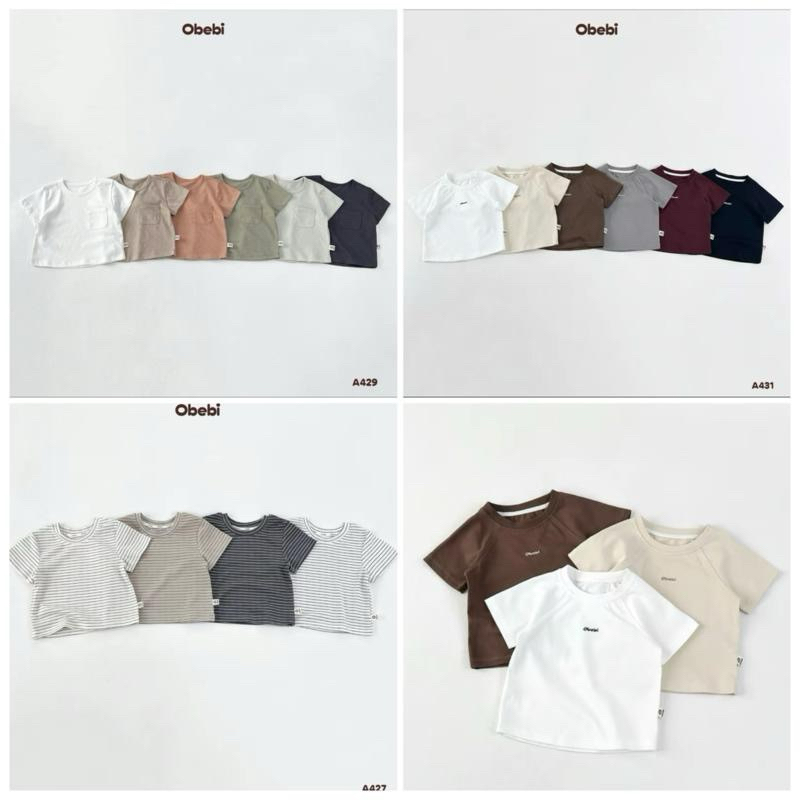 Hãng Obebi Áo Phông Cộc tay cho bé
