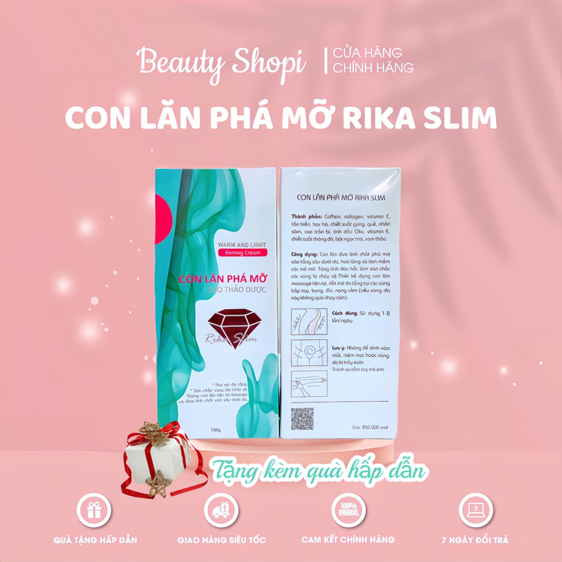 Con lăn tan mỡ RIKA SLIM ( chính hãng )