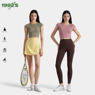 Áo Thun Lưới Nữ SwiftFlow Co Giãn 4 Chiều, Chất Liệu Thoáng Mát, Mặc Tập Gym, Yoga