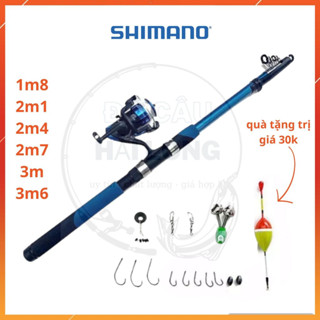 [ KHUYẾN MÃI ] Bộ Cần câu máy, cần câu cá tặng phụ kiện trị giá 30k đầy đủ như hình