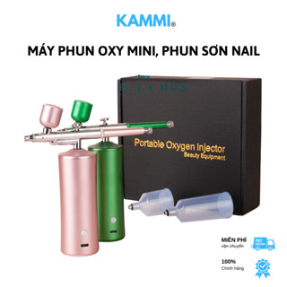 Máy Phun Oxy Mini | Máy Phun Sơn Nail, Súng Phun Tinh Chất Dưỡng Ẩm Cho Da Cầm Tay