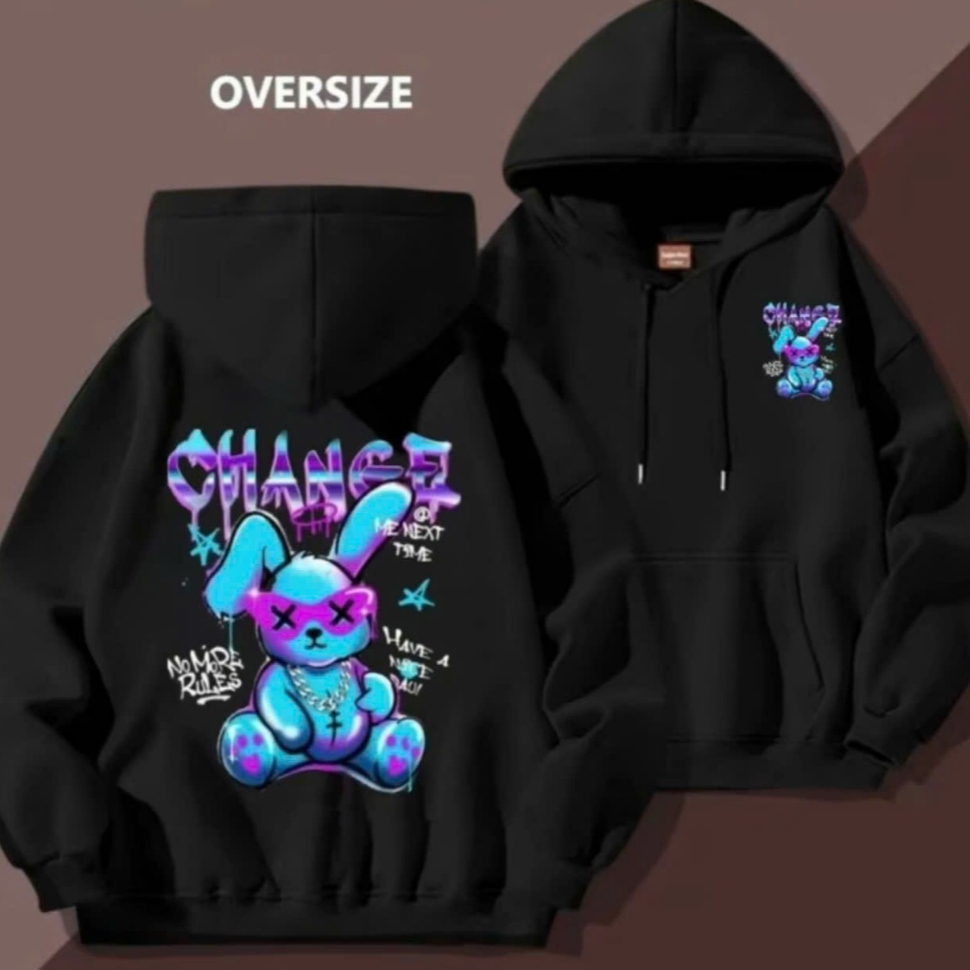 ÁO KHOÁC HOODIE NAM NỮ UNISEX CHẤT NỈ ĐEN DÀY - DUBAI FASHION