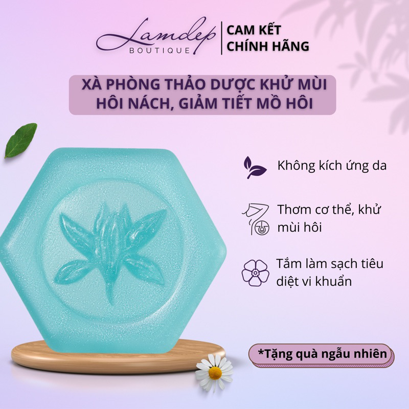 Xà Phòng Khử Mùi Cơ Thể,Giảm Hôi Nách, Tắm Làm Sạch Cơ Thể,Dưỡng Trắng DASHIHAN-Hết Mùi ,Khô Ráo, Tự Tin