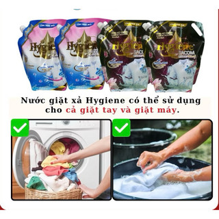Thùng 2 Túi Nước giặt xả cao cấp Hygiene công nghệ thái(3L6)