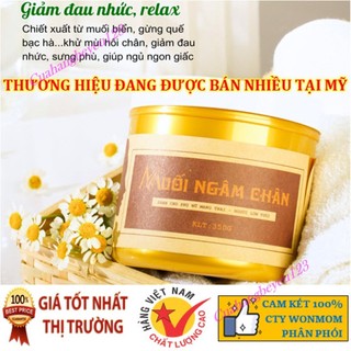 Muối ngâm chân Wonmom 350Gr - An toàn cho Mẹ mang thai và sau sinh - nhức khớp chân, giãn tĩnh mạch