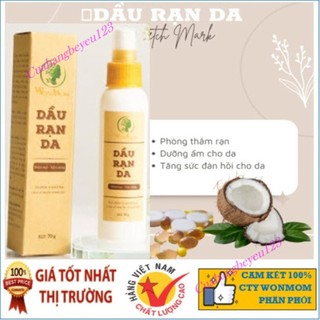 Dầu chống rạn da Wonmom 70gr - cho mẹ bầu