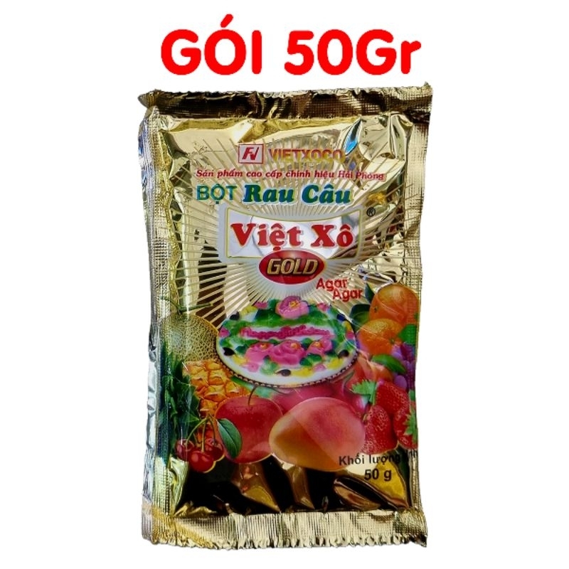 Rau câu bột Vietxoco 50g xanh / vàng