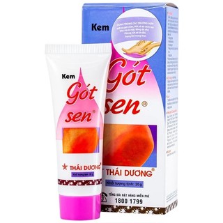 Kem Bôi Gót Sen Thái Dương Hỗ Trợ Giảm Nứt Gót Chân, Dưỡng Da Gót Chân Tuýp 20g