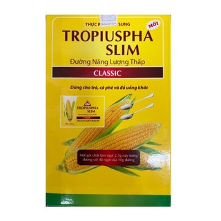 Đường Bắp Tropiuspha Slim Dành Cho Người Tiểu Đường, Muốn Ăn Kiêng Hộp 50 Gói