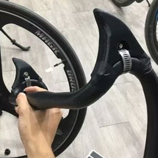 Bộ Tay Sừng Hoods giả phanh (KÈM ĐAI XIẾT) cho tay ghi đông cong Fixed hoods Ghi đông cong xe đạp