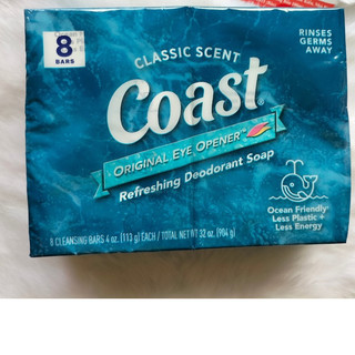 Lốc 8 cục xà bông COAST MỸ