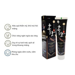 Kem Đánh Răng Hắc Sâm Hanil Hàn Quốc 150g