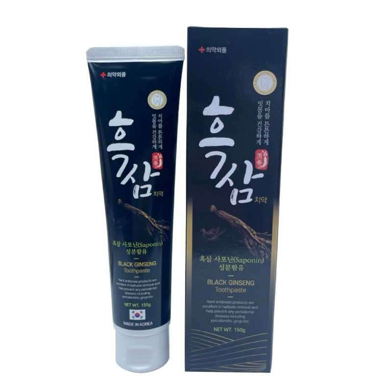 Kem Đánh Răng Hắc Sâm Hanil Hàn Quốc 150g