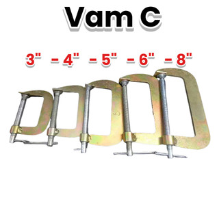 Vam Cảo Chữ C - Vam cảo kẹp gỗ đa năng đủ kích cỡ 2"-8"