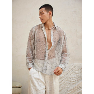  Áo sơ mi vải lưới Hè 2024 thương hiệu OAO 