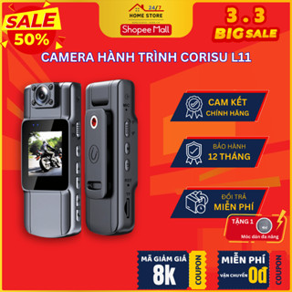 Camera Hành Trình L11 Cài Áo FullHD Dùng Pin Ghi Hình Sắc Nét, Nhỏ Gọn, Phát Wifi Kết Nối Điện Thoại