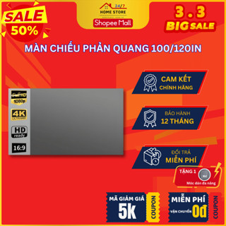 Màn Chiếu Phản Quang Corisu 100", 120" Siêu Nét - Tỉ Lệ Khung Hình 16:9