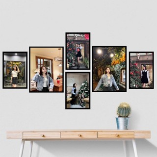 Bộ Tranh Dán Tường In Theo Yêu Cầu, Bộ 6 Bức Tranh Tráng Gương 4k Cao Cấp Cực Nét Mộc Decor (Ảnh gửi qua shopee chat)