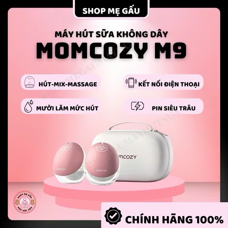 Máy hút sữa Momcozy M9 likenew