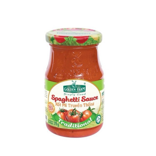Xốt Cà Chua Nấu Spaghetti truyền thống Golden Farm hũ 370g