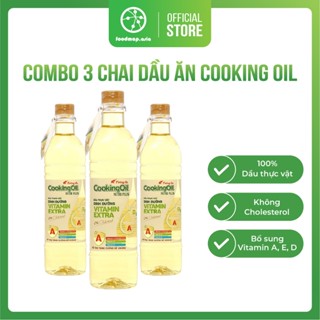 Dầu Ăn Cooking Oil Nutri Plus Tường An - Combo 3 Chai 1L - FoodMap
