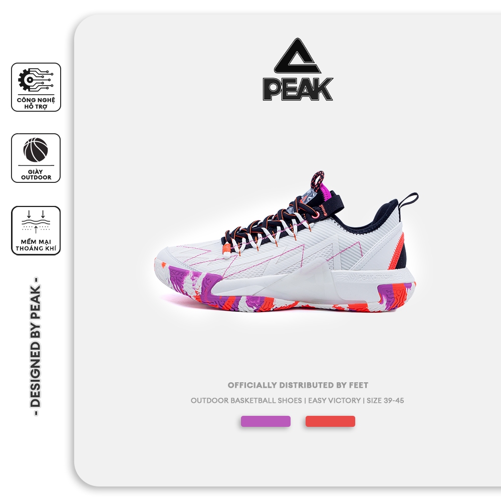 Giày bóng rổ nam PEAK TAICHI EASY VICTORY EXT51081A