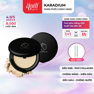Phấn phủ nén siêu mịn Karadium Collagen Smart Sun Pact Spf50+ PA+++ kiềm dầu vượt trội