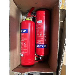 (tặng bộ nội quy tiêu lệnh 4 tấm) combo 2 bình bột 4kg có kiểm định/ bình MFZL4 samwoo